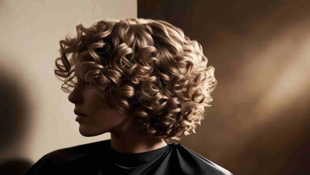 how to cut curly hair at home