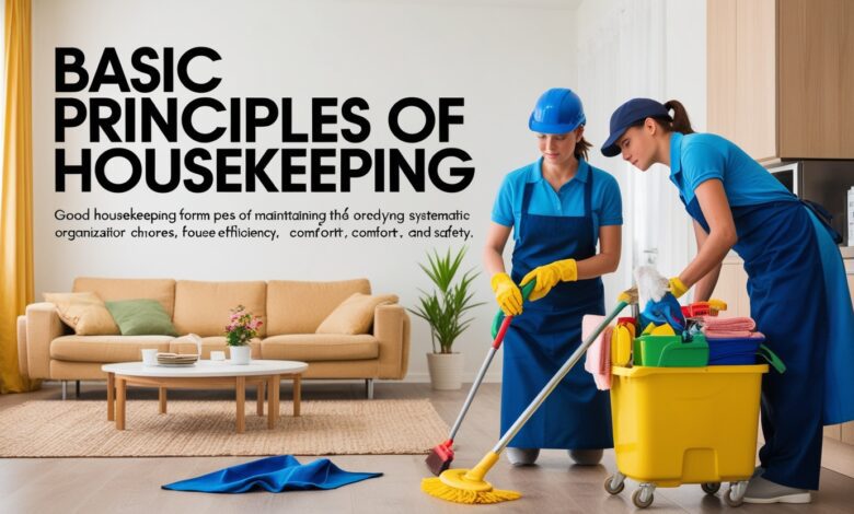 principles of housekeeping, Good housekeeping forms the foundation of maintaining a tidy, orderly, and healthy home. It goes beyond mere cleaning, encompassing the systematic organization of household chores to enhance efficiency, comfort, and safety. Effective housekeeping is crucial for creating a comfortable and functional space, whether in a home or business setting. This article delves into the basic principles of good housekeeping, emphasizing its importance and offering practical tips for implementation.