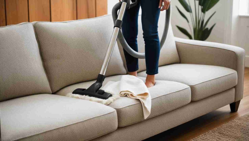 What is the best thing to clean a sofa with